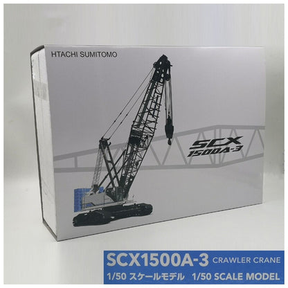 1:50 38CM SCX1500-3 Crawler Crane Constuction Machine Equipment Diecast Model
