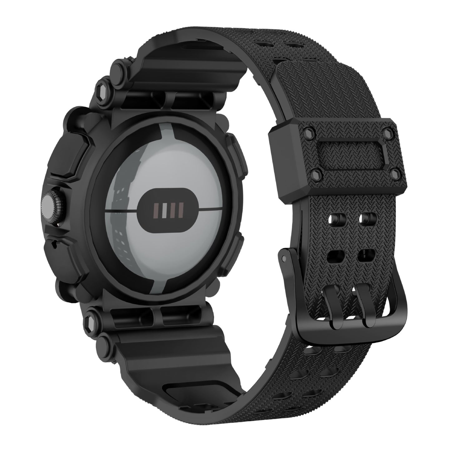 360° Silicone Watch Protective Case Strap Band Cover Bracelet for Google Pixel
