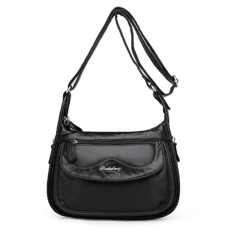 Fashion Women Shoulder Bag Synthetic Leather Crossbody Bag Totes Soft Purse 1 PC