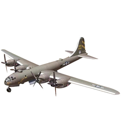 1:47 B-29 SuperFortress Bomber Paper Military Aircraft Airplane Model DIY