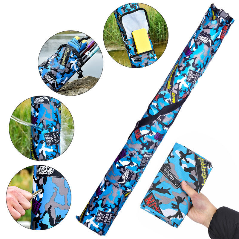Folding Fishing Umbrella Bag Large Capacity Pouch Rod Tackle Pole Bag Waterproof