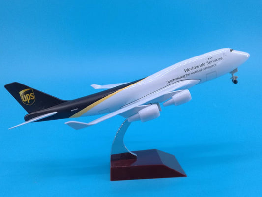 20CM UPS BOEING 747-400 Aircraft Plane Diecast Aeroplane Airplane Model