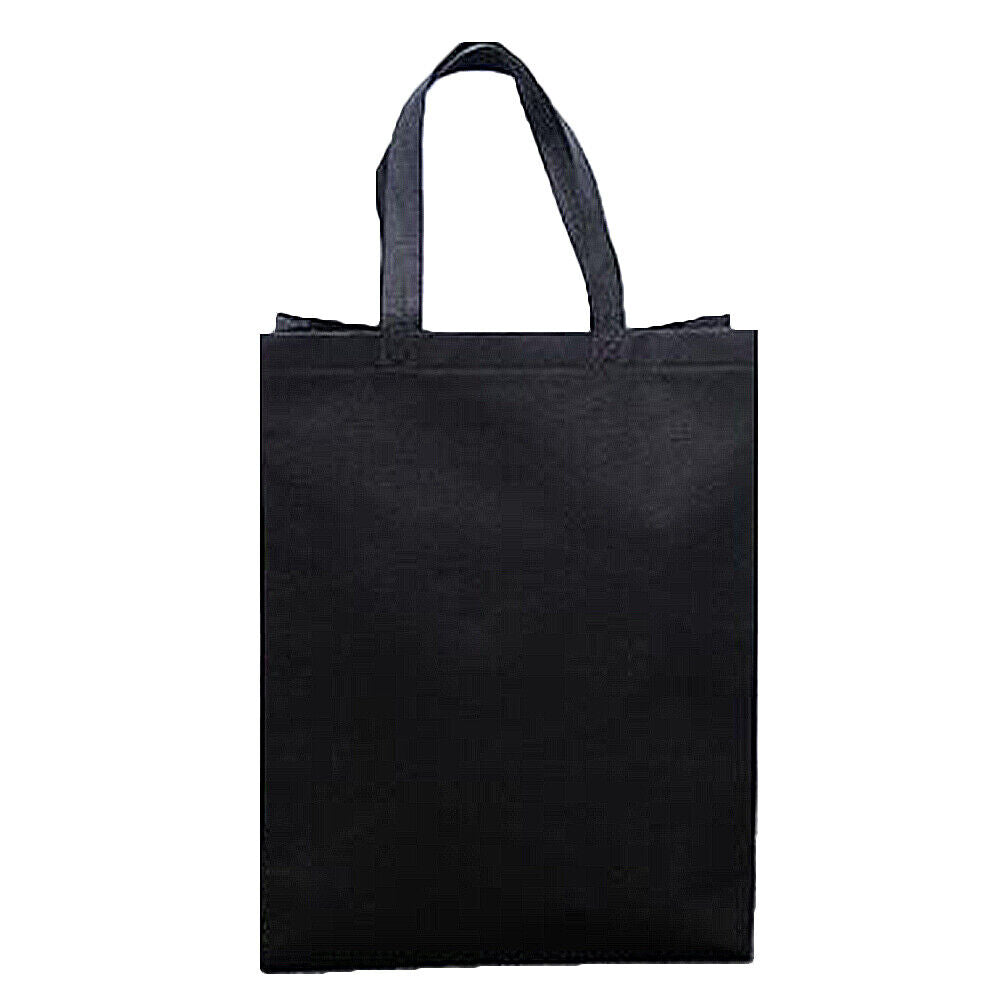 Solid Color Reusable Shopping Bags Large Folding Totes Convenient Grocery Bags