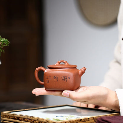 On Sales Yixing Zisha Jiangpo Clay Tea Pot Shrimp Design Master Pot Handmade New