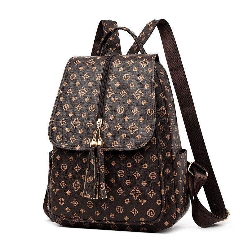 Fashion Travelling Bag Simple Backpack Large-Capacity Student Pack Polyester 1PC