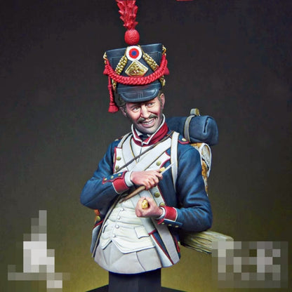 1/12 resin bust figure model Bust of French Infantry 1807 unassembled unpainted