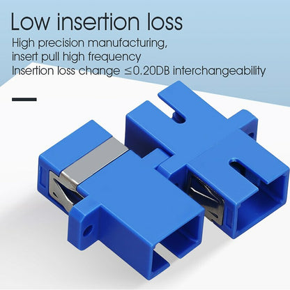 SC UPC Simplex Mode Fiber Optic Adapter SC UPC Optic Fiber Coupler SC Flange