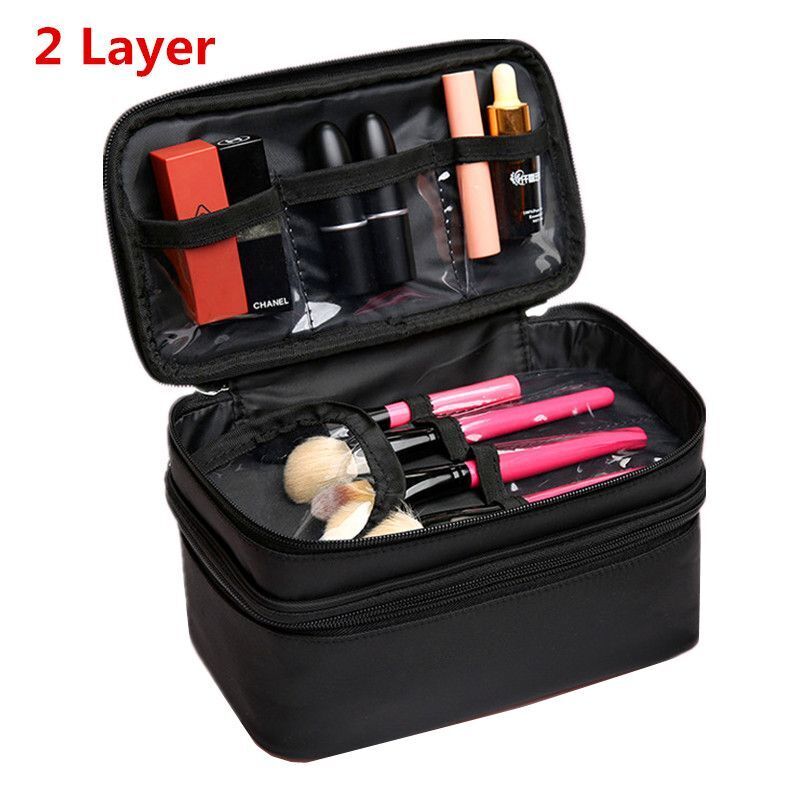 Large Cosmetic Bags Box Waterproof Oxford Make up Case Traveling Organizer Pouch