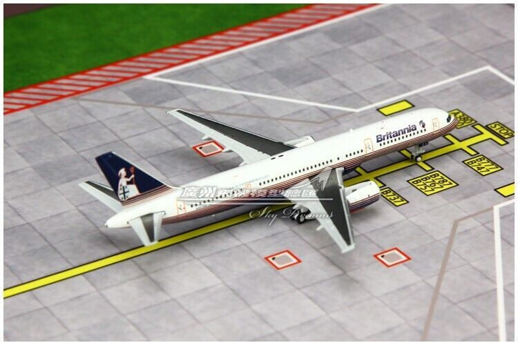 1:400 JC Wings Britannia BOEING 757-200 Passenger Airplane Diecast Plane Model