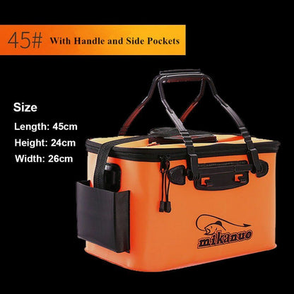Fishing Box Bags Handing Outdoor Plastic Bucket Fish Sea Waterproof Accessories