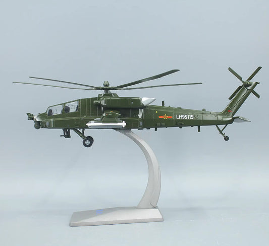 1:48 40CM AF1 Z-21 Armed Helicopter Airplane Diecast Military Aircraft Model