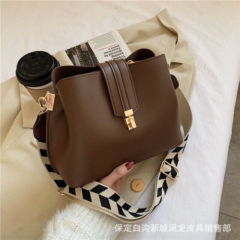 Fashion Handbag Shoulder Retro Bucket Bag Messenger Bag