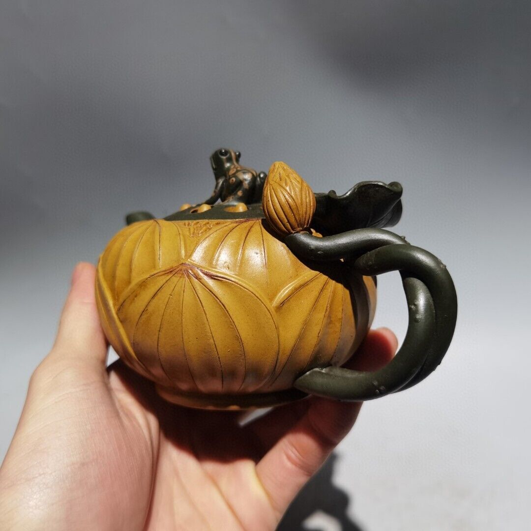 Vintage China Yixing Purple Clay Teapot Zisha Ceremony Exquisite Teaware Collect