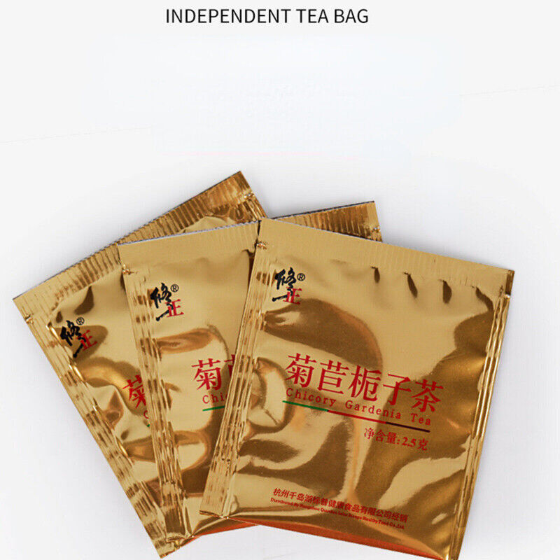 Chicory Gardenia Healthy Herbal Tea Natural Xiuzheng Juju Zhizi Tea 2.5g*20 Bags