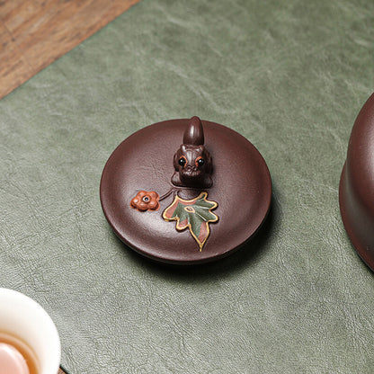 Handmade Tea Pot Original Ore Real Yixing Zisha Purple Clay Marked Master Pot