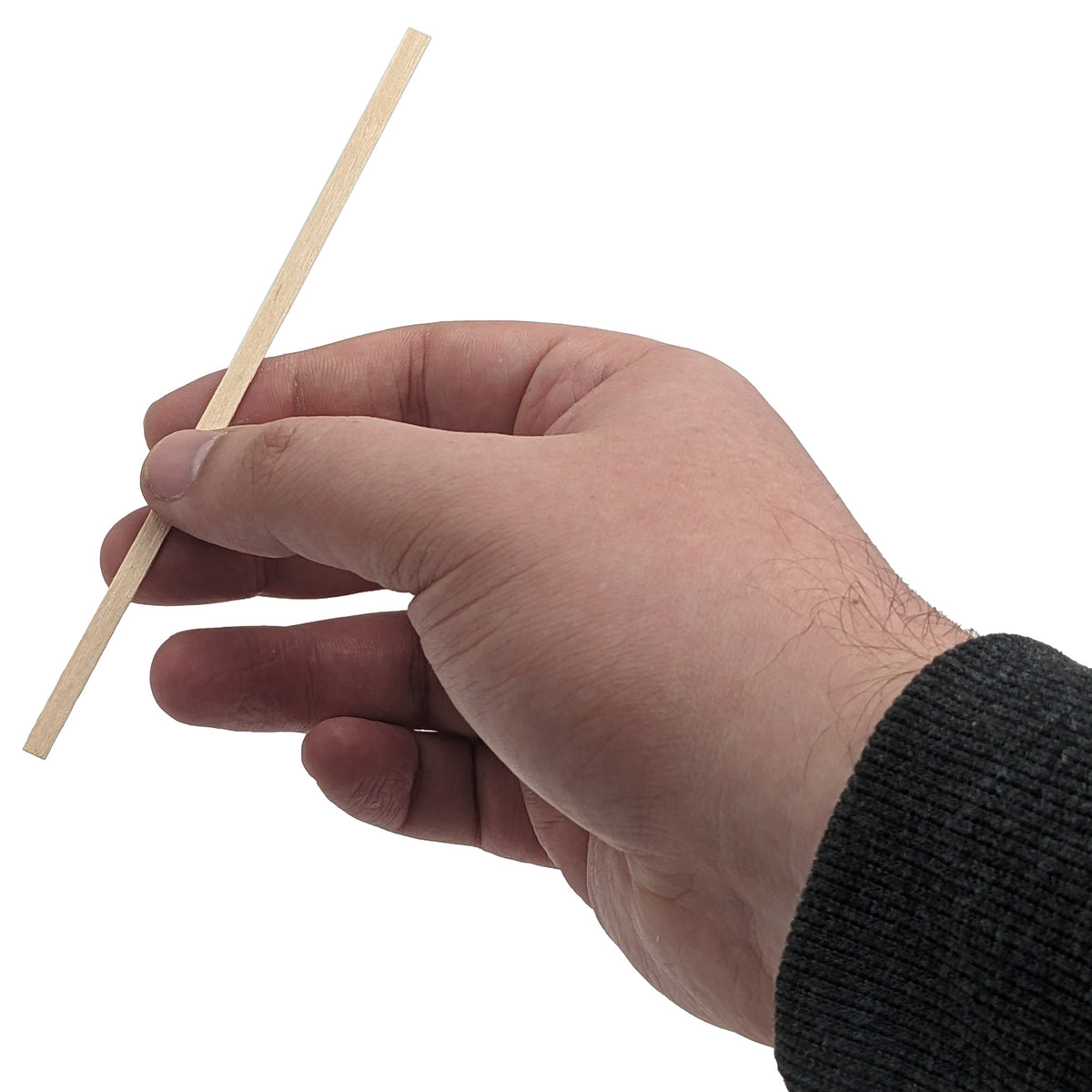 100 Wooden Stir Sticks, 5.5-inch Length, Disposable and Biodegradable
