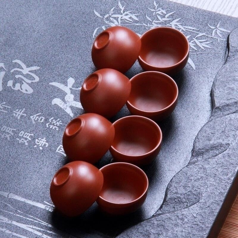 20ml Small Puer Tea Cup Zisha Purple Clay Kungfu Tea Cup Marked Cup Zisha Cups