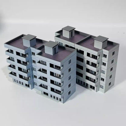 1/150 Scale City Buildings Train Railway Modern Model House N1 Left OR Right