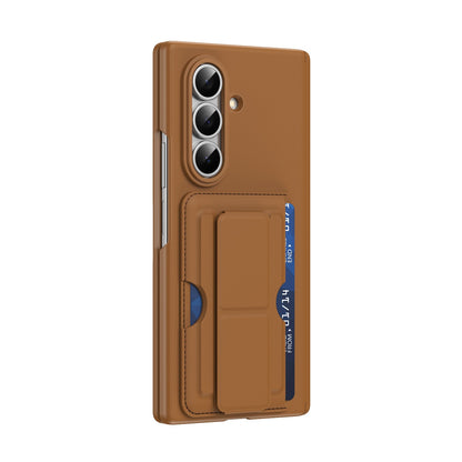 Suitable for Samsung zfold 7 FOLD6 folding card holder with full anti drop shell