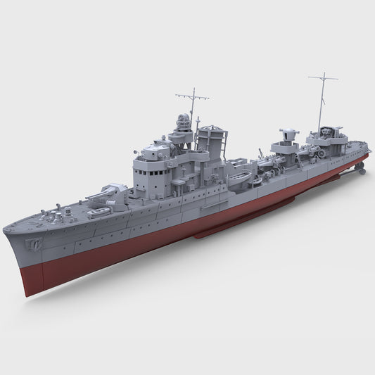 SSMODEL SSC733S 1/700 Model Italian Saetta Class Destroyer Saetta 1935 FULL HULL