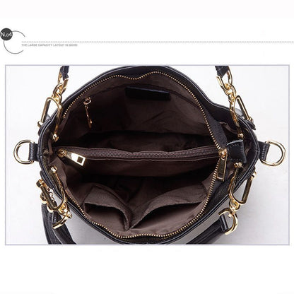 Luxury Handbag Small Square Bag Genuine Leather Tassel Style Sling Bag Traveling