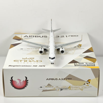 1:400 Phoenix Etihad Airways A321neo Airplane Diecast Aircraft Plane Model