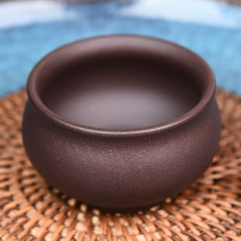 Marked Tea Cup 40ml Chinese Real Yixing Zisha Purple Clay Master Cup Handmade
