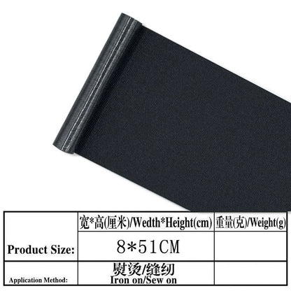 Iron On Patches Twill Fabric Clothes T-Shirts Pants Clothing Repair Patch 8x51cm