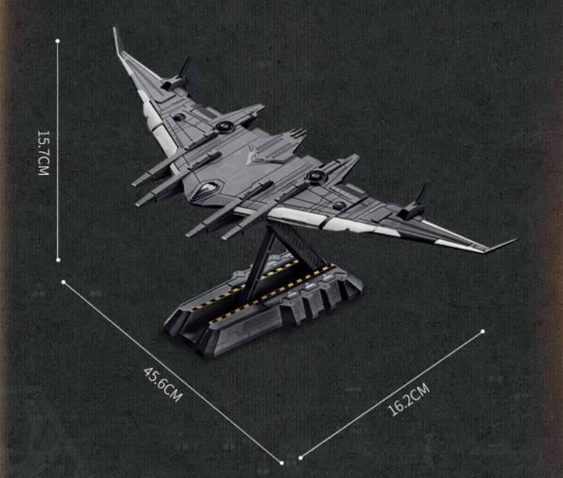 1:1500 46CM KDW Luanniao Strategic Aerospace Carrier Diecast Military Model