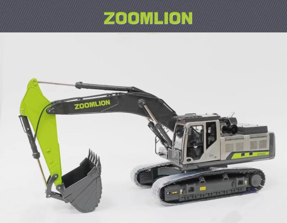 1:35 ZOOMLION ZE550GK Excavator Construction Machinery Vehicle Diecast Model