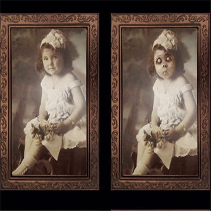 Halloween 3D Ghost Photos Frame Decoration Spooky Party Delivers Crafts Horror
