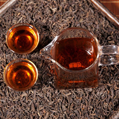 China Bulk Cooked Ripened Puerh Tea Yunnan Black Puer Tea Organic Tea Loose Leaf