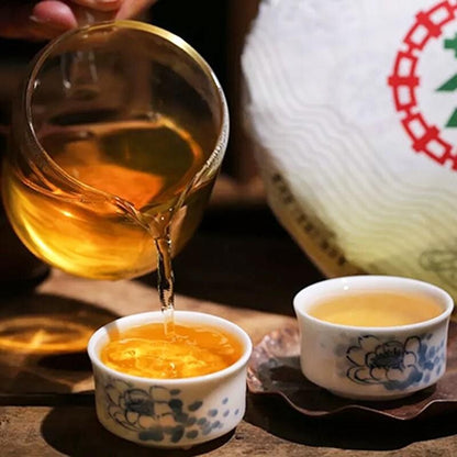 2018 CHINATEA BAN PEN Pu erh Tea Cake,QIZI RAW Pu'er OLD TREE tee 中茶班盆,357g