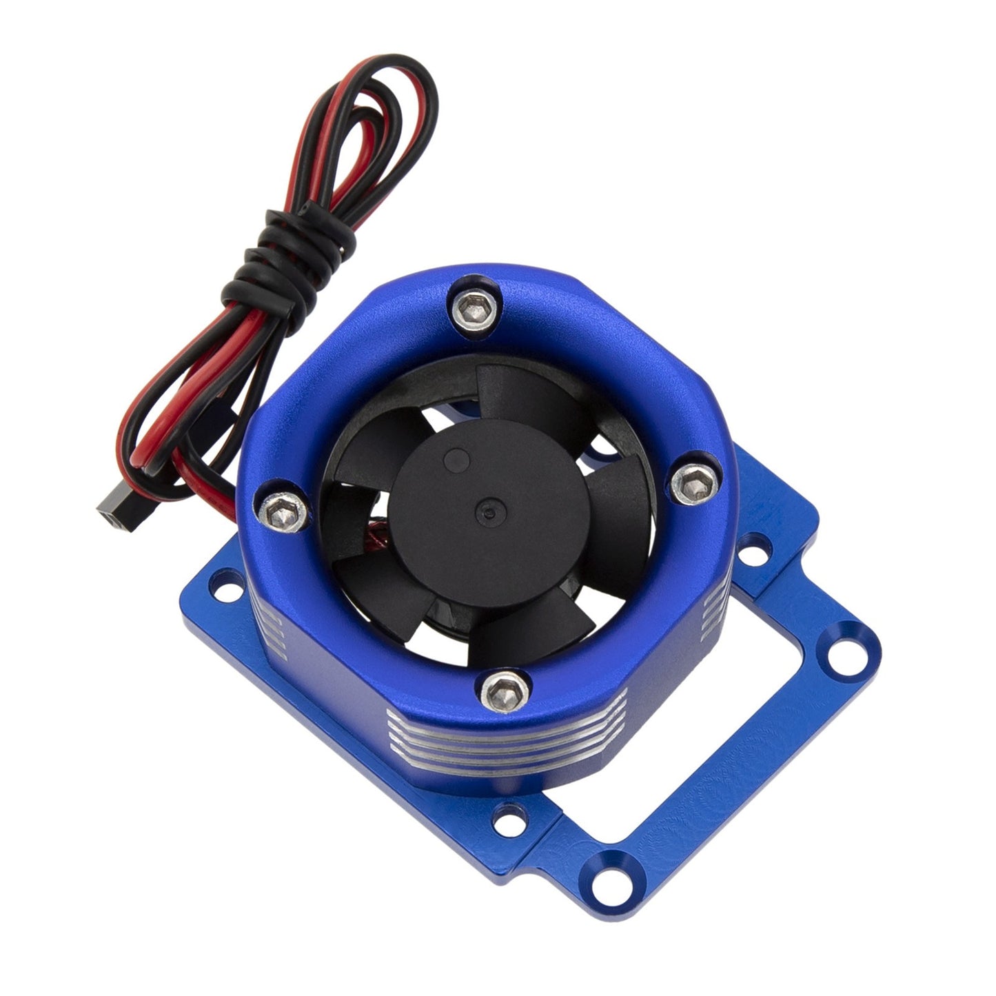 Blue Motor Cooling Fan Motor Radiator For TRAXXAS 4WD SLEDGE Monster 1/8 Truck;