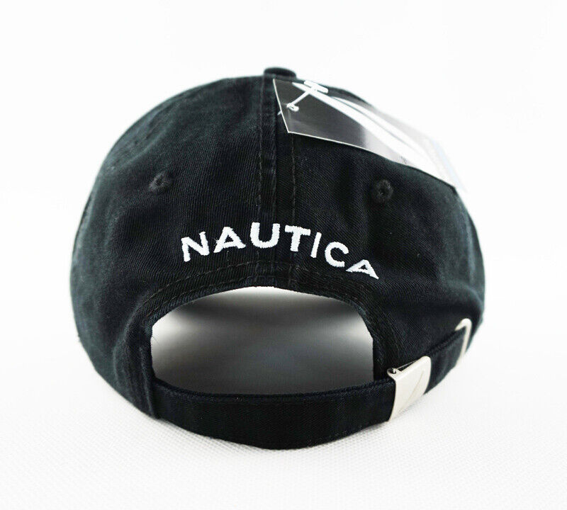 Hot Nautica Hat Black Tennis Driving Sport Baseball Cap Unisex Adjustable