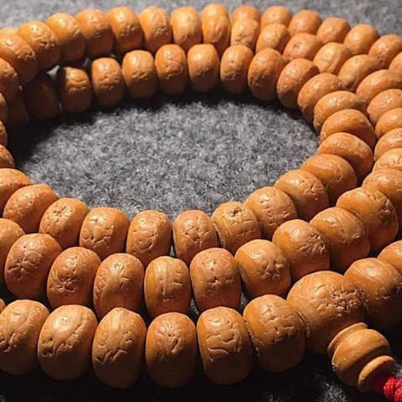 Tibetan 14mm Phoenix Eye Bodhi Beads 108 Prayer Mala Handheld Buddhist Rosary