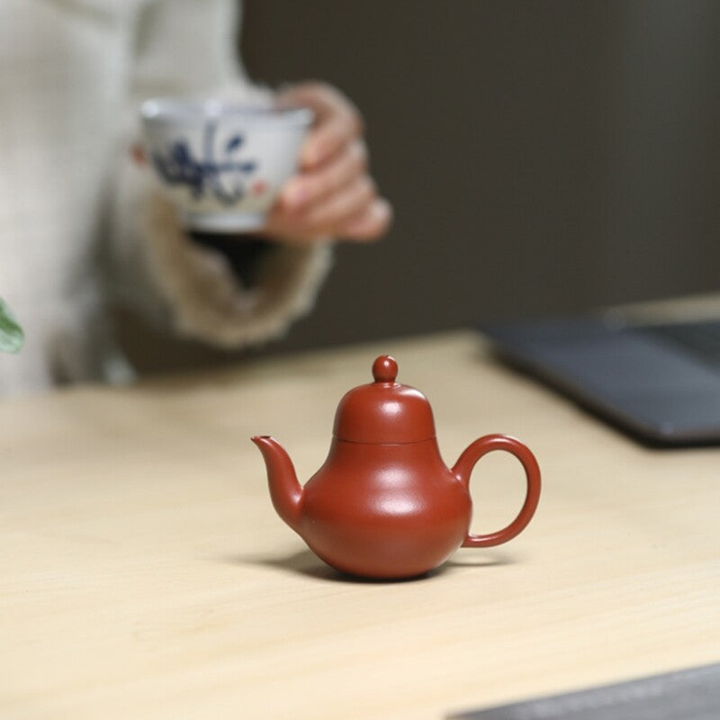80ml Small Handmade Pot Real Yixing Zisha Zhu Clay Kungfu Tea Pot Porcelain Cup