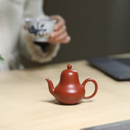 80ml Small Handmade Pot Real Yixing Zisha Zhu Clay Kungfu Tea Pot Porcelain Cup