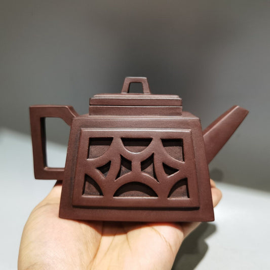 vintage chinese yixing purple clay teapot zisha ceremony teaware collection rare