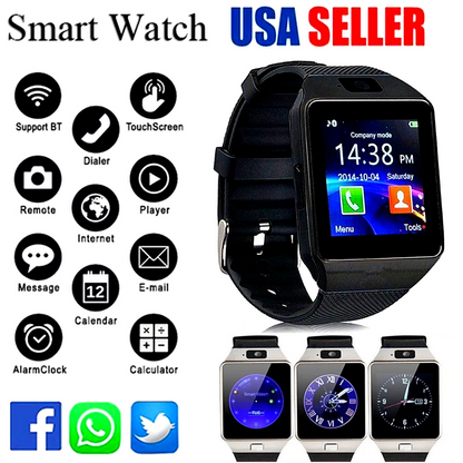 Reloj Inteligente Bluetooth&Sim para Android Smart Watch Universal Dual DZ09