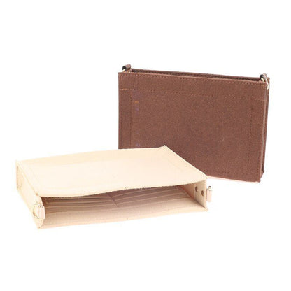 23*15.5*5cm Purse Organizer Toiletry Bag Chain Makeup Bag Insert Toiletry Pouch