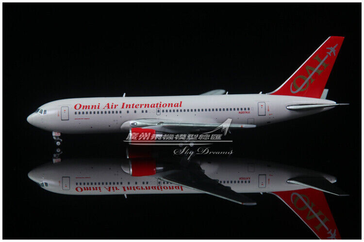 1:400 JC Wings Omni Air BOEING 767-200ER Passenger Airplane Diecast Plane Model