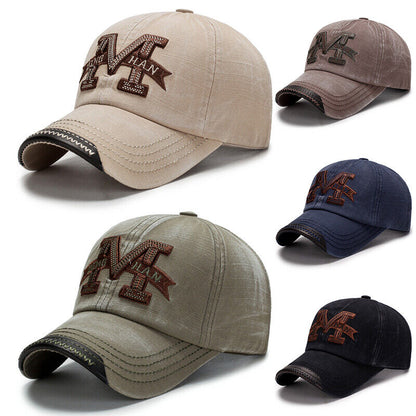 Adjustable Unisex Baseball Cap Hip Hop Caps Letters Cap Peaked Cap Sun Hat