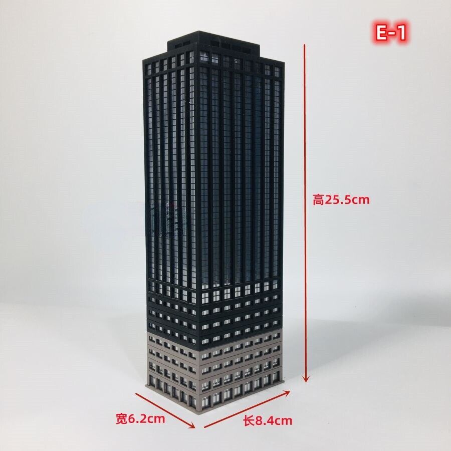 City HighHouse 1:300 Architectural Model Skyscraper Scene Building Model