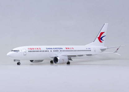 47CM 1:85 CHINA EASTERN BOEING 737 MAX Plane Landing gear Resin Aircraft Model