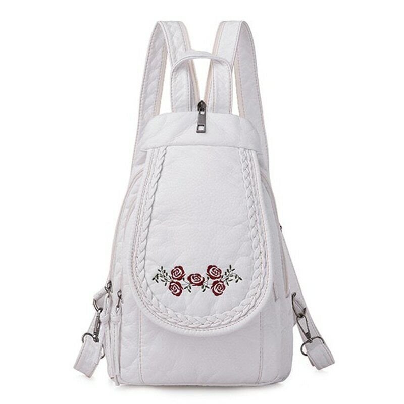 High Quality Backpack Women New Leather Backpack School Bag for Teenage Girls