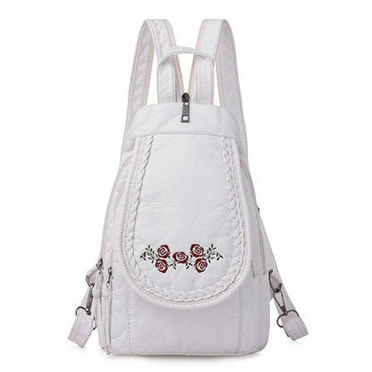 High Quality Backpack Women New Leather Backpack School Bag for Teenage Girls
