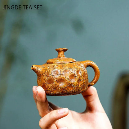 90ml Yixing Handmade Teapot Creativity Purple Clay Kettle Household Teaware