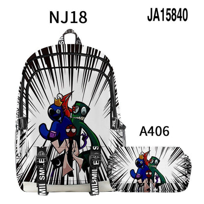 School Bag Backpack Primary Middle School Students Boys Girls Schoolbag