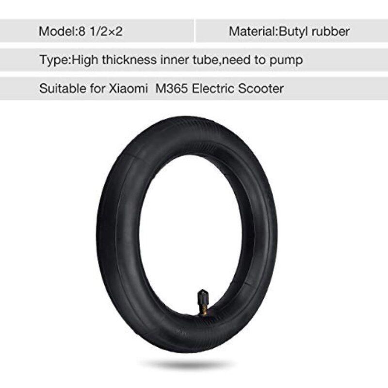 Electric Scooter Rubber Tire Durable 8 1/2*2 Inner Tube Front Rear Accessories